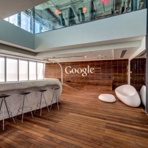 Escritório do Google em Tel Aviv, Israel.